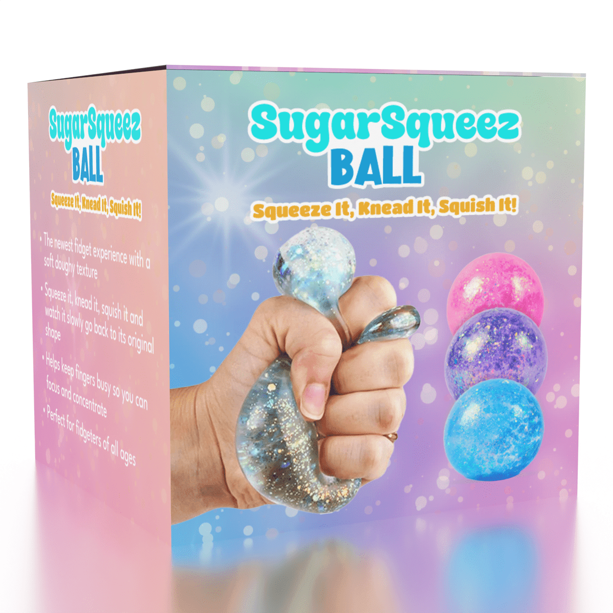 Sugar Squeez Glitter Stress Ball