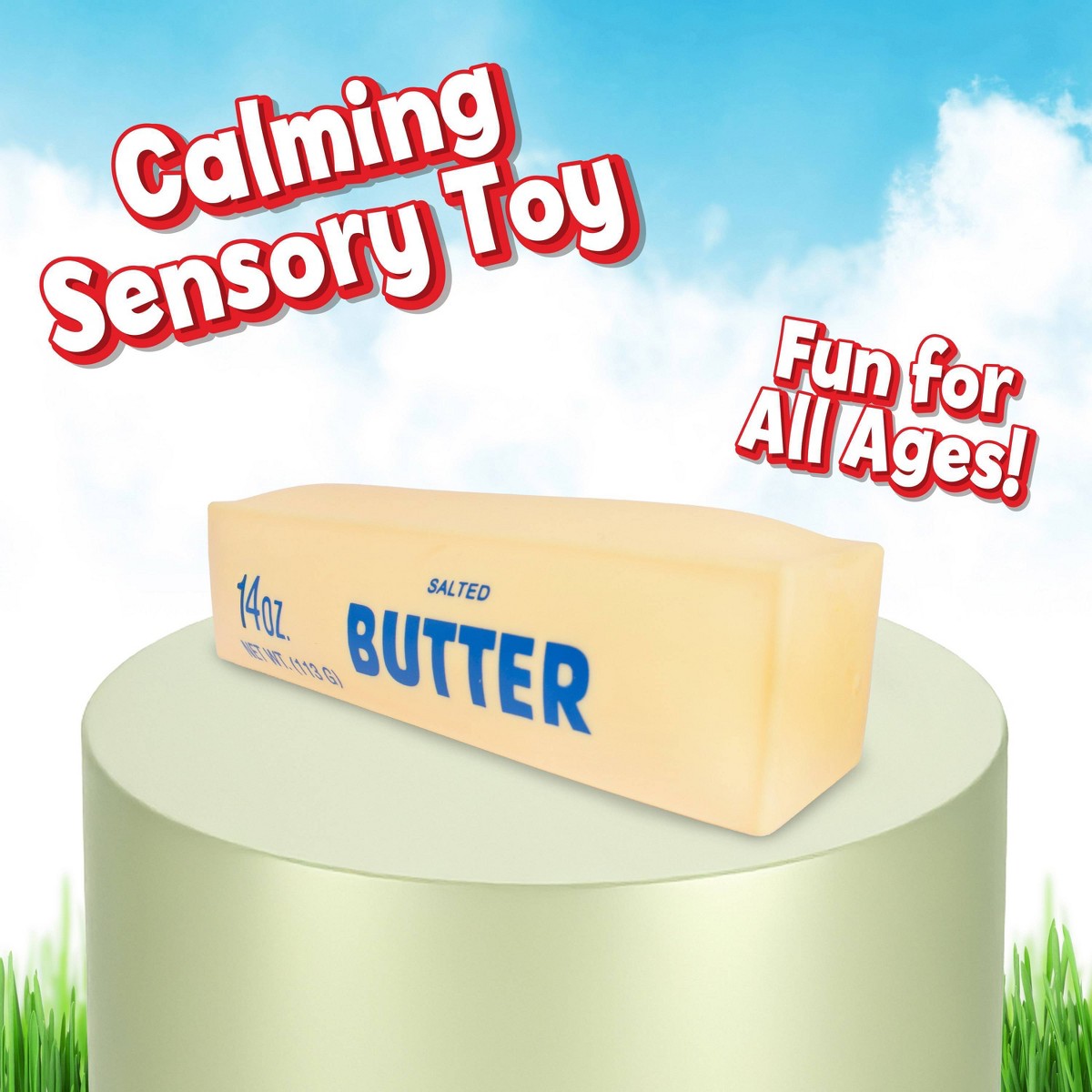 Squeeze Butter squishy stick detail