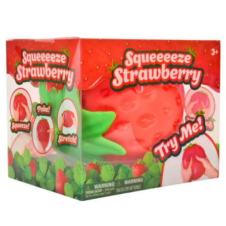 Squeeezy Jumbo Strawberry Squishy