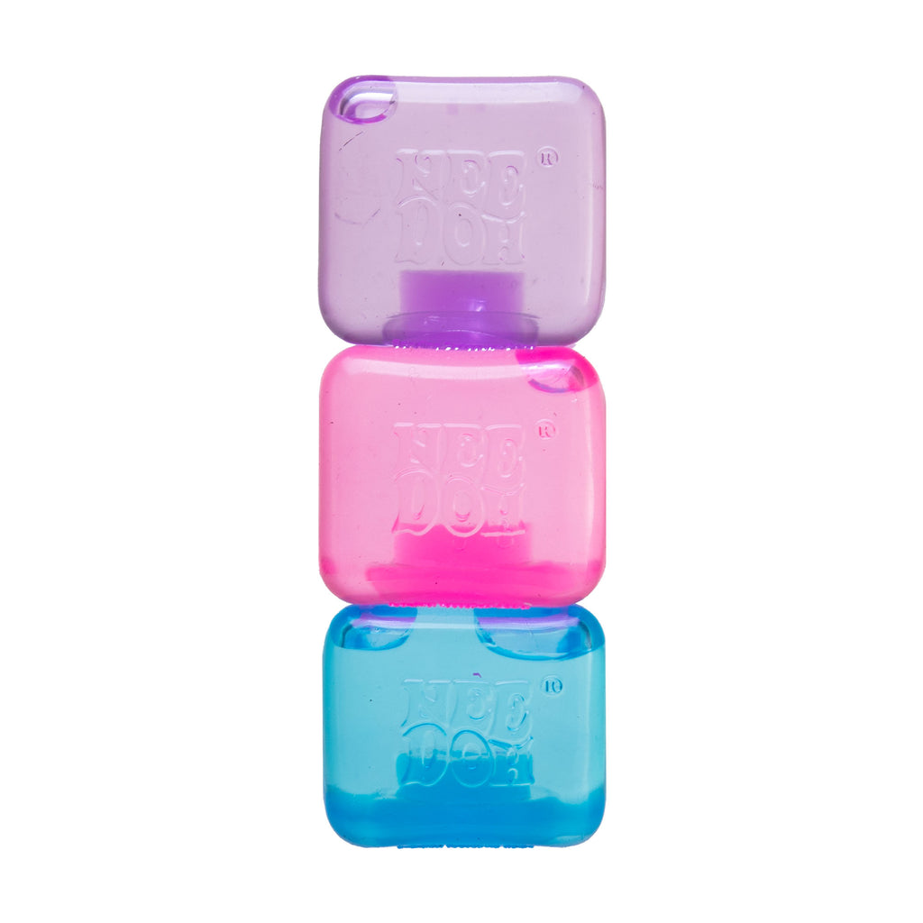 NeeDoh Nice Ice Baby teenie translucent cube