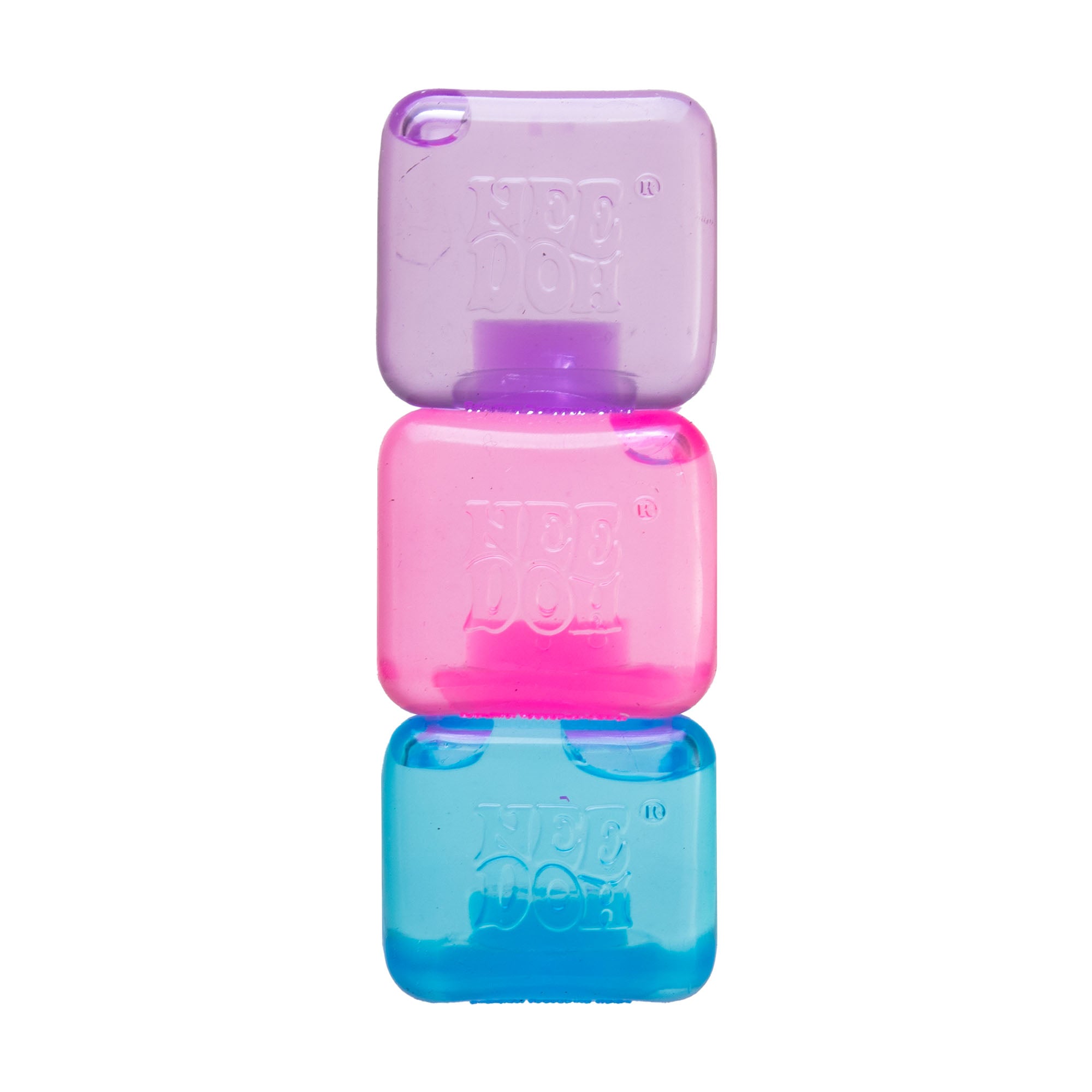 NeeDoh Nice Ice Baby teenie translucent cube