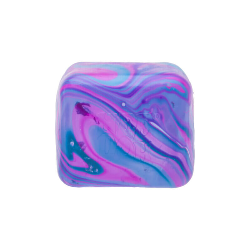 NeeDoh Nice Cube Swirl blue marbled