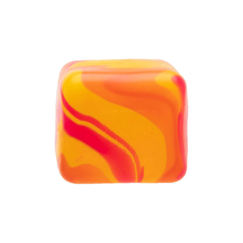 NeeDoh Nice Cube Swirl orange marbled