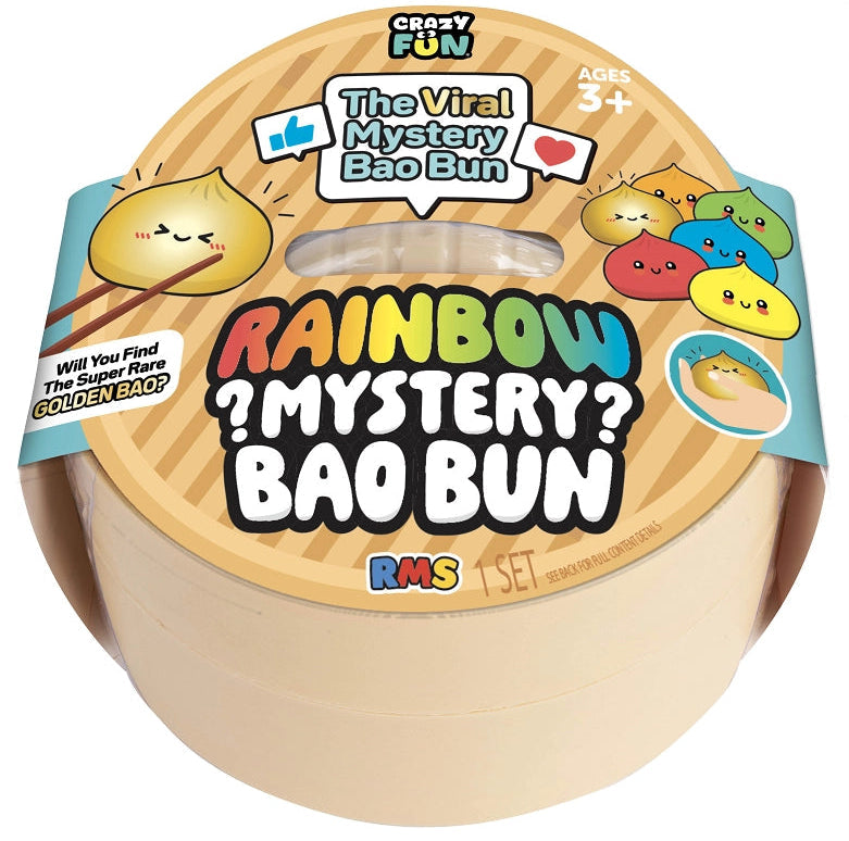 Crazy Fun Rainbow Mystery Bao Bun packaging